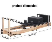 Load image into Gallery viewer, Wooden Pilates Reformer Machine