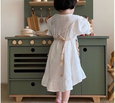 Handmade Wooden Play Kitchen