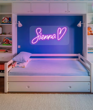 Load image into Gallery viewer, Custom Name Neon Sign For Kids Bedroom