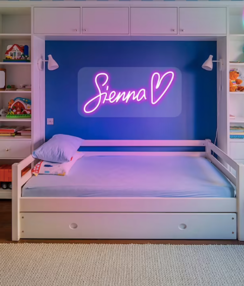 Custom Name Neon Sign For Kids Bedroom