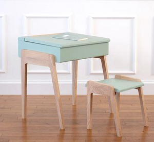 Desk Desk Child 3/6 years Green Celadon - Oak