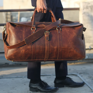 Full Grain Leather Duffle Bag