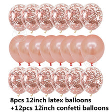 Load image into Gallery viewer, 20pcs Rose Gold Balloons