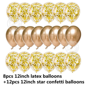 20pcs Rose Gold Balloons