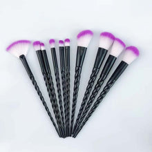 Load image into Gallery viewer, 10pcs Unicorn Makeup Brushes Sets