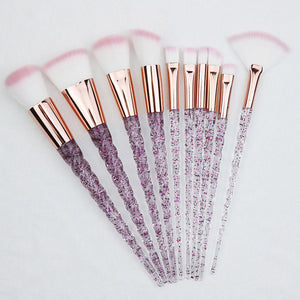 10pcs Unicorn Makeup Brushes Sets