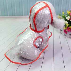 Waterproof Transparent Pet Raincoats XS-XL