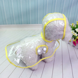 Waterproof Transparent Pet Raincoats XS-XL