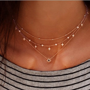 Multilayer Necklaces & Pendants Choker Necklace