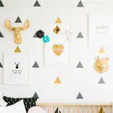 Load image into Gallery viewer, Baby Boy Room Little Triangles Wall Sticker