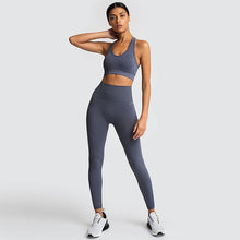 Load image into Gallery viewer, Women&#39;s Seamless Yoga Suit