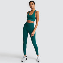 Load image into Gallery viewer, Women&#39;s Seamless Yoga Suit