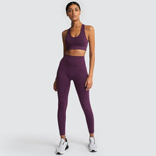 Load image into Gallery viewer, Women&#39;s Seamless Yoga Suit