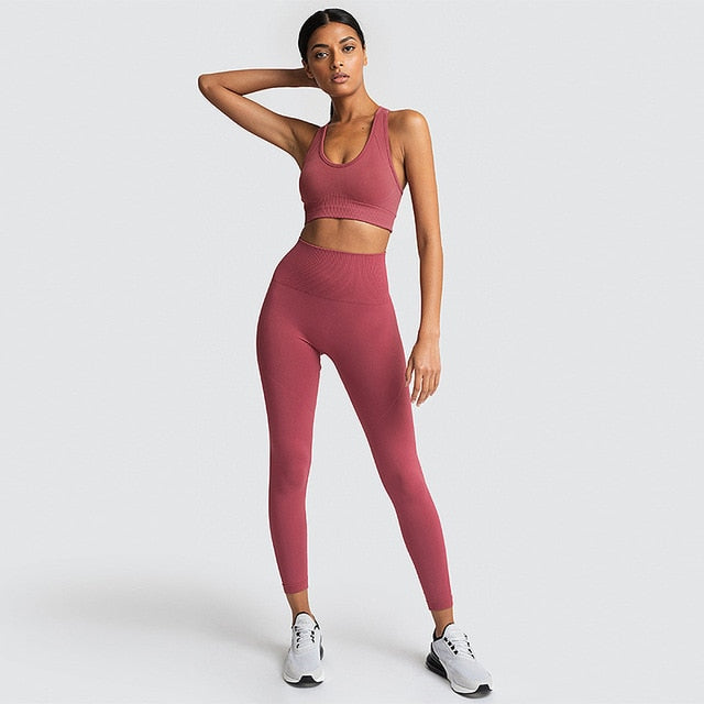 Women's Seamless Yoga Suit