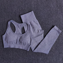 Load image into Gallery viewer, Women Seamless Yoga 3 piece Set