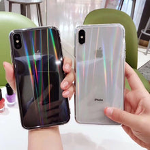 Load image into Gallery viewer, Rainbow Laser Case For iPhone X XR XS Max 11 11 Pro Max 6 6s 7 8 Plus