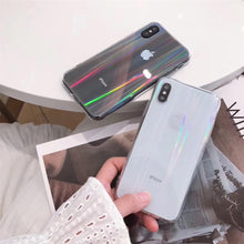 Load image into Gallery viewer, Rainbow Laser Case For iPhone X XR XS Max 11 11 Pro Max 6 6s 7 8 Plus