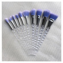 Load image into Gallery viewer, 10pcs Unicorn Makeup Brushes Sets