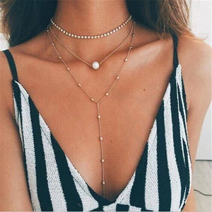 Multi Layer long Necklaces