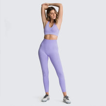 Load image into Gallery viewer, Women&#39;s Seamless Yoga Suit