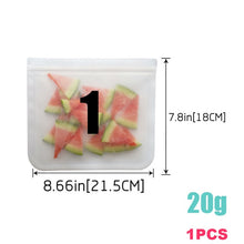 Load image into Gallery viewer, Reusable Food Sealing Storage Bag