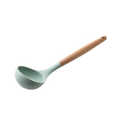 Silicone Wood Kitchenware Green/Black