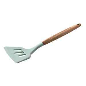 Silicone Wood Kitchenware Green/Black