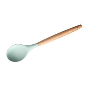 Silicone Wood Kitchenware Green/Black