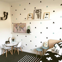 Load image into Gallery viewer, Baby Boy Room Little Triangles Wall Sticker