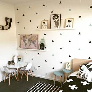 Baby Boy Room Little Triangles Wall Sticker