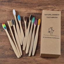 Load image into Gallery viewer, Bamboo toothbrush Eco Friendly