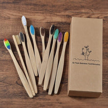 Load image into Gallery viewer, Bamboo toothbrush Eco Friendly