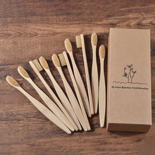 Load image into Gallery viewer, Bamboo toothbrush Eco Friendly