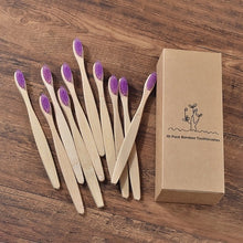 Load image into Gallery viewer, Bamboo toothbrush Eco Friendly