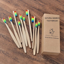 Load image into Gallery viewer, Bamboo toothbrush Eco Friendly