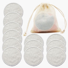 Load image into Gallery viewer, Reusable Bamboo Makeup Remover Pads 12pcs/Pack