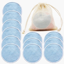 Load image into Gallery viewer, Reusable Bamboo Makeup Remover Pads 12pcs/Pack