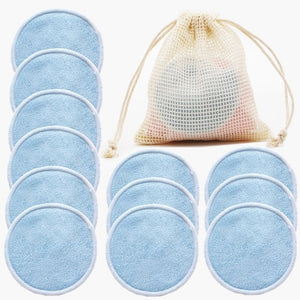 Reusable Bamboo Makeup Remover Pads 12pcs/Pack