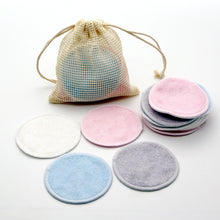 Load image into Gallery viewer, Reusable Bamboo Makeup Remover Pads 12pcs/Pack