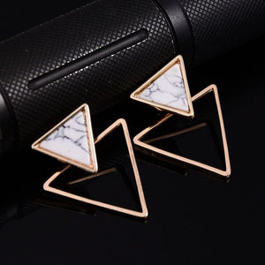 Geometric Stud Earrings