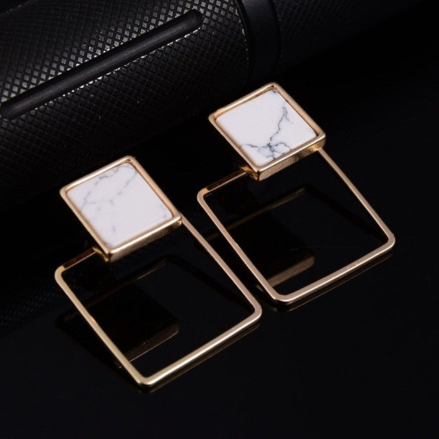 Geometric Stud Earrings