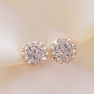 Elegant Stud Crystal Earrings