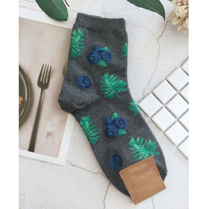 Jacquard/Plants  Women Art Socks