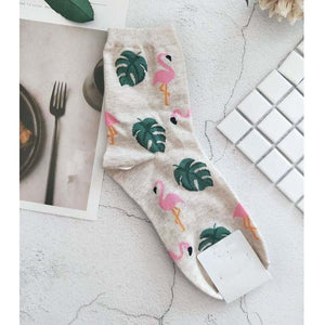 Jacquard/Plants  Women Art Socks