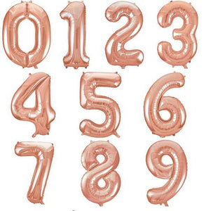 Aluminium Foil Number Balloons 0-9