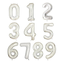 Load image into Gallery viewer, Aluminium Foil Number Balloons 0-9