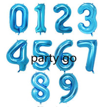 Load image into Gallery viewer, Aluminium Foil Number Balloons 0-9