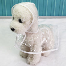 Load image into Gallery viewer, Waterproof Transparent Pet Raincoats XS-XL