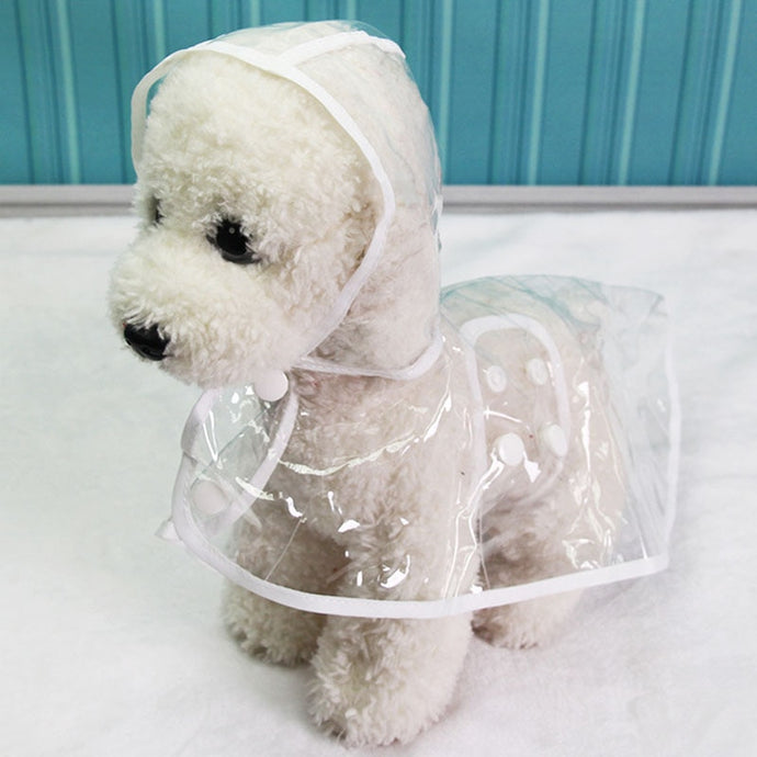 Waterproof Transparent Pet Raincoats XS-XL