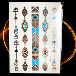 Gold Metallic Temporary Tattoo